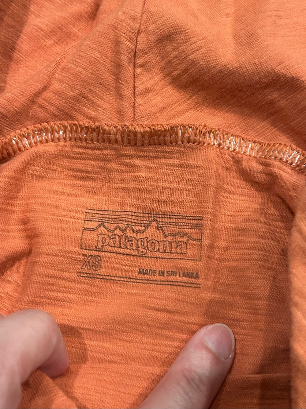Patagonia Women's Amber Dawn Dress Orange Size XS Organic Cotton Strappy - Picture 4 of 6